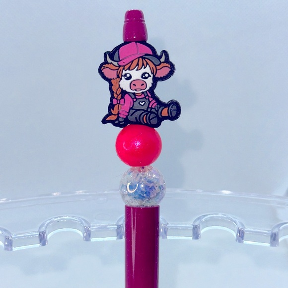 Cute refillable beaded pen - Picture 2 of 2